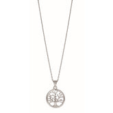 Silver Mini Tree Of Life Necklace